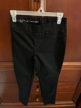 Talbots Black Pull-On Jeggings for women’s- Classic Stretch